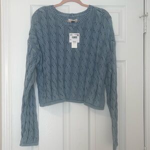 NWT American Eagle washed blue sweater